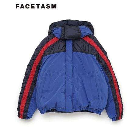 FACETASM(t@Zb^Y) 2024'AW COLLECTIONuGATHERED SEAM DOWN JACKETv_炩ȃ|GXengpA_EWPbgBFACETASM炵J[OƃMU[V[fUCIBVGbǵAgLƂI[o[TCYVGbgBfUC͂A肵ۉ˔ACeBf175cm psize:5iԍKR-JK-U01[^:fct409jku01bl]