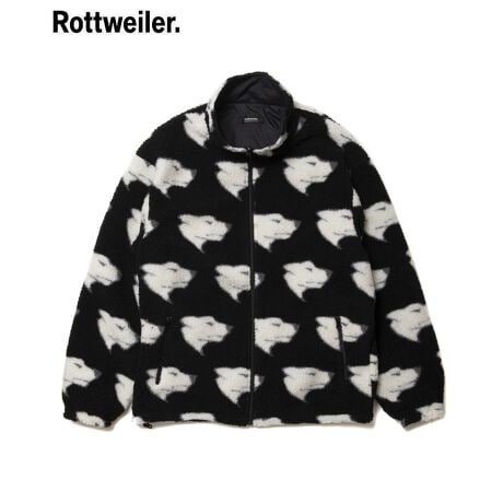 ROTTWEILER(bgC[) 2024'AW COLLECTIONuR9 DOG REVERSIBLE JACKETv\nɂ̓hbOvg{IWit[Xgpo[VuWPbgBo[Vu̗ɂDICROS DEWgpĂ܂B\ƕ\KbƕςfUCȂ̂ŁALX^OɂgꒅłBiԍRW24A0103[^:rtw411jk0103]