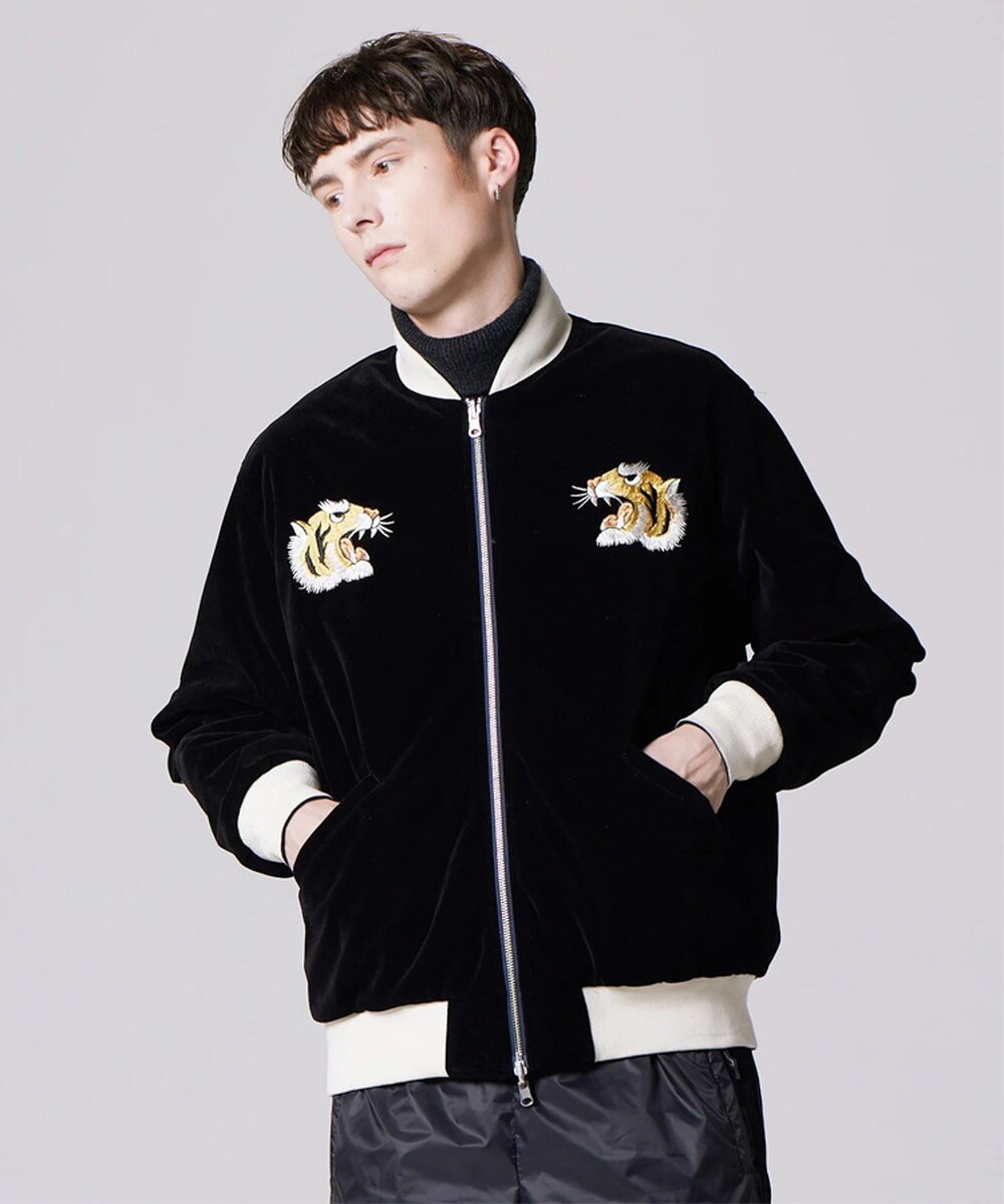 TAION】ジャパンスペシャル リバーシブル スカジャン ダウンジャケット