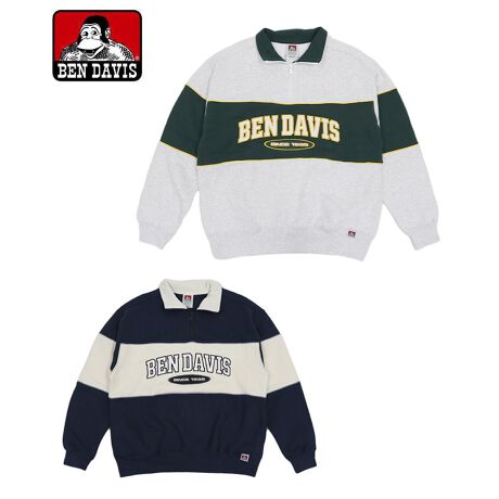 BEN DAVIS(x fCrX)2024'AW COLLECTIONuPLAYERS HALF ZIP SWEATvG̗ǂRbgE|GXeangpn[tWbvXEFbgBVGbg̓[YȃhbvV_[VGbgBJbWSfUC𗎂Ƃ񂾃Xg[gCNȃfUCIBiԍ24780054[^:ben411sw0054]