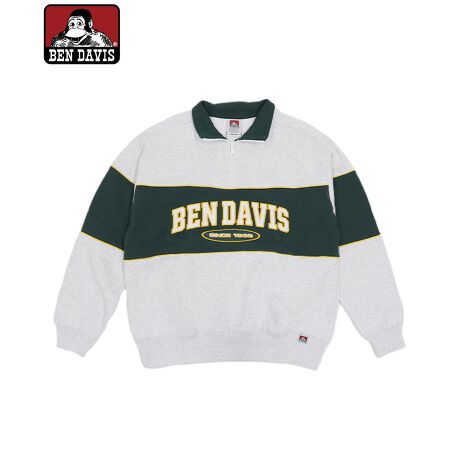 BEN DAVIS(x fCrX)2024'AW COLLECTIONuPLAYERS HALF ZIP SWEATvG̗ǂRbgE|GXeangpn[tWbvXEFbgBVGbg̓[YȃhbvV_[VGbgBJbWSfUC𗎂Ƃ񂾃Xg[gCNȃfUCIBiԍ24780054[^:ben411sw0054]