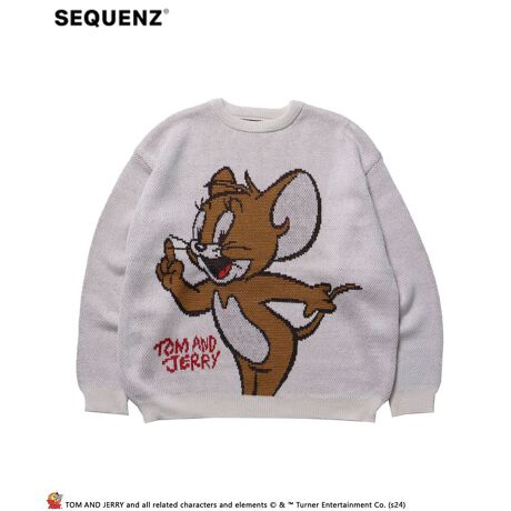 SEQUENZ(V[NGY)2024'AW COLLECTIONuTJ CHARACTER KNITvTOM and JERRY~SEQUENZẴfUCőlCOfUC̃jbgo[WVoBfUC|bvȂ̂ŁAǂȃR[fBl[gɂו܂ōS1BLV[Ŋ􂷂郏[h[uɉ݊Ղ1BPiłlɂȂACeȂ̂łꂩ̋G߂ɂ҂łByʂŃfC[Ɉ₷ANjbgfށBӂƂG͒gȒSnŃ`N`NȂ̂|CgBŎ􂢂̂łEHbVujbgłBiԍ5370905[^:seq412kt0905]