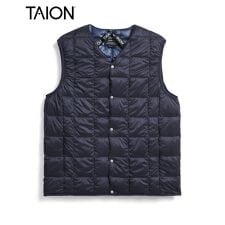 タイオン(TAION)の【TAION】ベーシック Vネックボタン インナーダウンベスト [TAION-001]