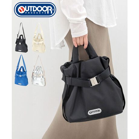 OUTDOOR PRODUCTS 2way Belt Tote [S]|GXengpxgg[gobOBxgԂƋВ̂悤Ȍ`ɁA炷ƃg[g^Ɍ`ς2WAYdlBԂȃTCWOŁAI[V[YŎĝꂵ|CgBnhobOł|łgėp̍obOBiԍBR-OUT-25SS05ӁuEU₨g̃j^[ɂAfډ摜Ǝۂ̏i̐F኱قȂꍇ܂B炩߂B