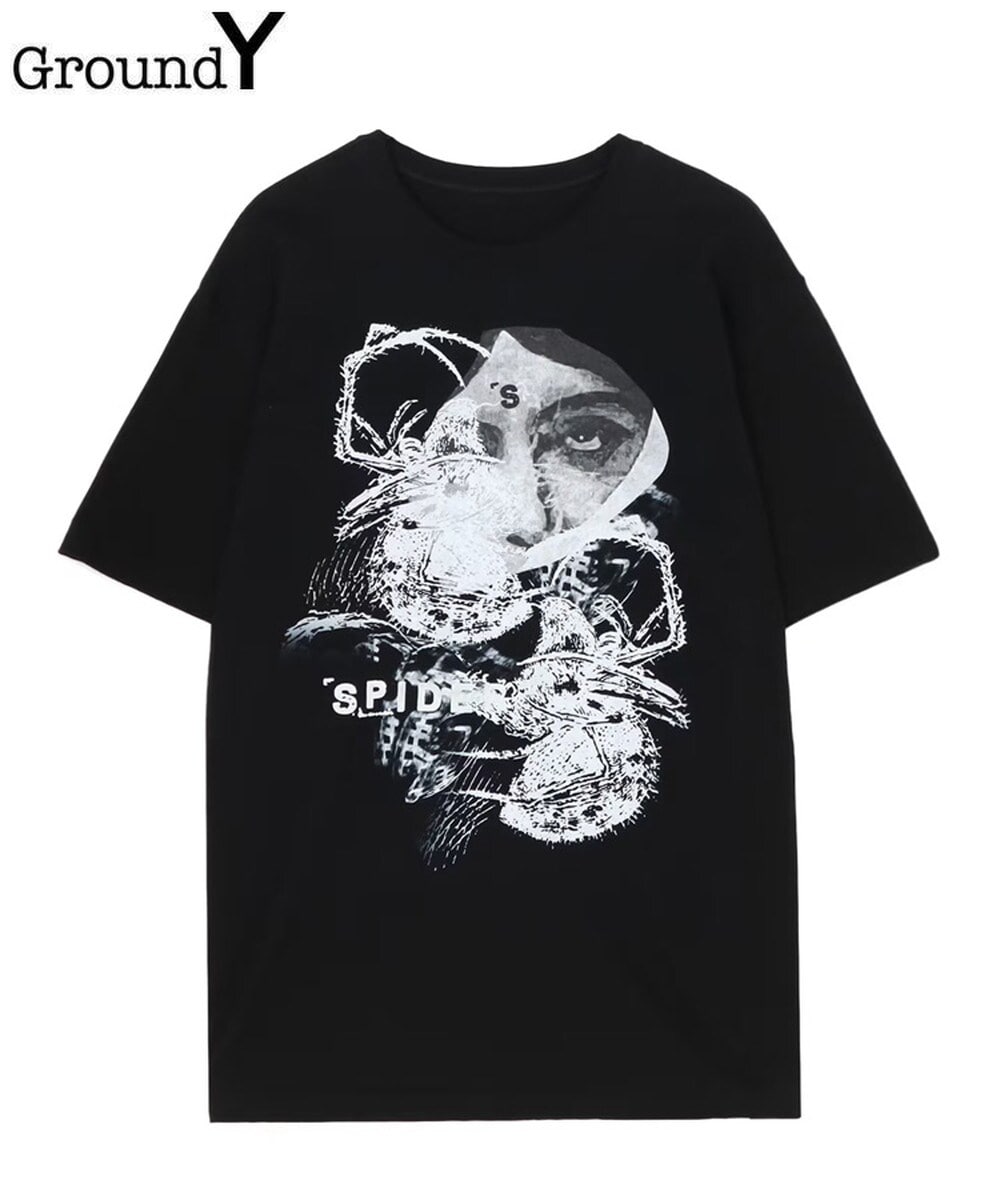 スタイライズ（STYLISE）/【Ground Y】COTTON JERSEY SPIDER T−SHIRT Ground Y】COTTON JERSEY SPIDER T-SHIRT | スタイライズ(STYLISE
