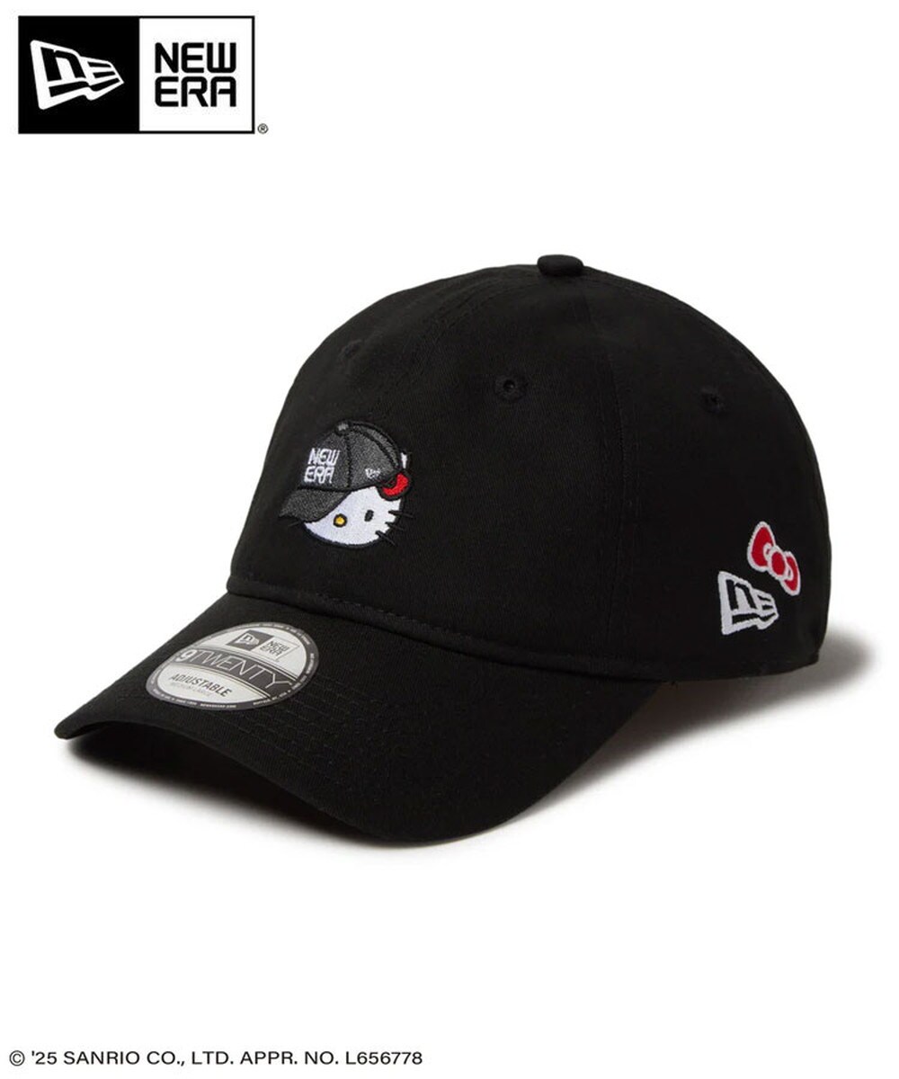 NEW ERA】9TWENTY HELLO KITTY キャップ / ブラック | ニューエラ(NEW