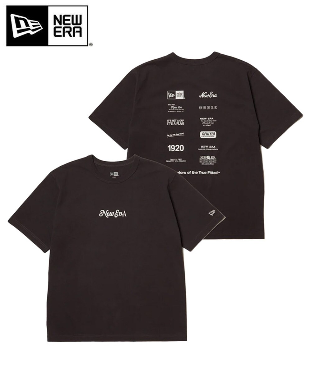 ニューエラ 半袖 ウォッシュド コットン Tシャツ Logo Archive 半袖 ウォッシュド コットン Tシャツ Logo Archive スミクロ