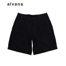 【alvana】NATURAL TWILL SHORT PANTS / インクブラック