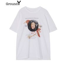 【Ground Y】COTTON JERSEY CROW T-SHIRT