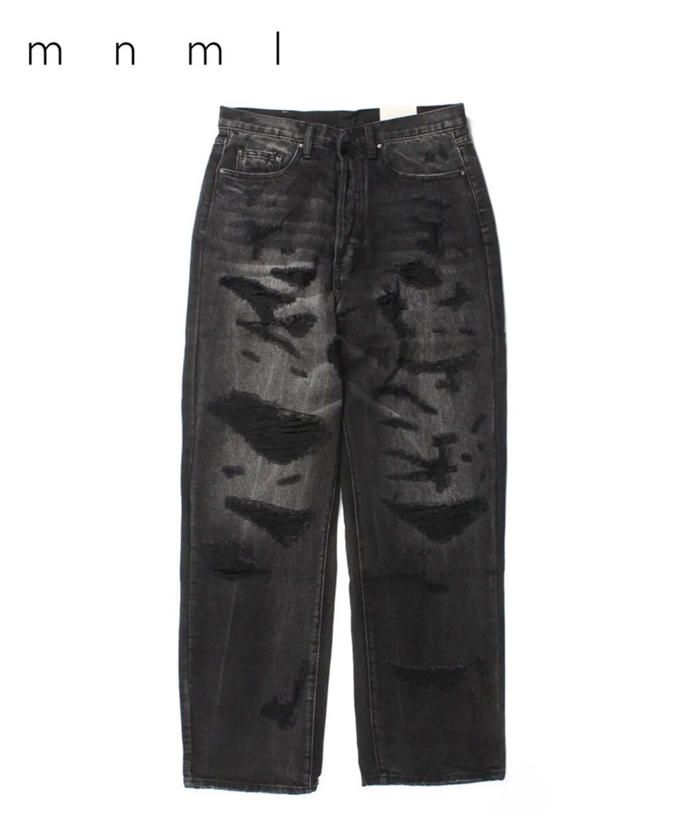 mnml】X597 PANELED SKINNY STACKED DENIM [I] | スタイライズ(STYLISE