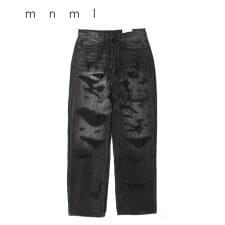 【mnml】ULTRA BAGGY DISTRESSED DENIM [I]