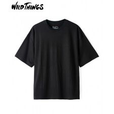 【WILD THINGS】WOOL SS TEE (ウールSSティー) / ブラック