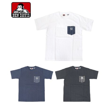 BEN DAVIS(x fCrX)uDENIM POCKET TEE (REG)vV100%fނgpBǂTCỸM[tBbgVGbgAuhS^Ofj|PbgɁAtgɃ|CgɎdグVvȃfUC̃|PbgtTVcBǂȃR[fɂ̗ǂgbvXBiԍ25580001[^:ben506te80001]