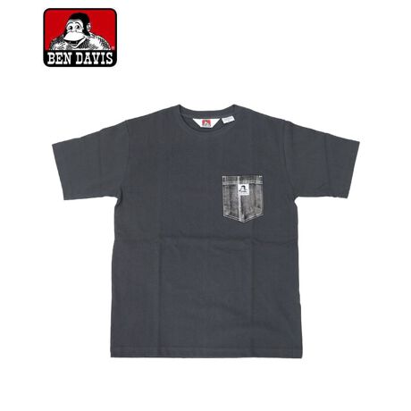BEN DAVIS(x fCrX)uDENIM POCKET TEE (REG)vV100%fނgpBǂTCỸM[tBbgVGbgAuhS^Ofj|PbgɁAtgɃ|CgɎdグVvȃfUC̃|PbgtTVcBǂȃR[fɂ̗ǂgbvXBiԍ25580001[^:ben506te80001]