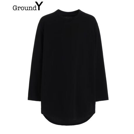 Ground Y / OEh C 2025'AW COLLECTION uCOTTON JERSEY HEM ROUND JUMBO T-SHIRT LONG SLEEVESvEhŎdĂVvȔW{Jbg\[B̏䂪߂ɎĂAAoXȃVGbg͓IȃfUCłBߍׂ₩ȐDڂƃnƃRVIȒԃRbgVgpĂ܂B㎿ŏ_炩ARȃh[vy݂܂BiԍGA-T06-040-2-03[^:gdy507lt06040bk]