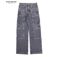 スタイライズ(STYLISE)の【DRKSHDW】DOUBLE CARGO JEANS / ウォッシュドグレー
