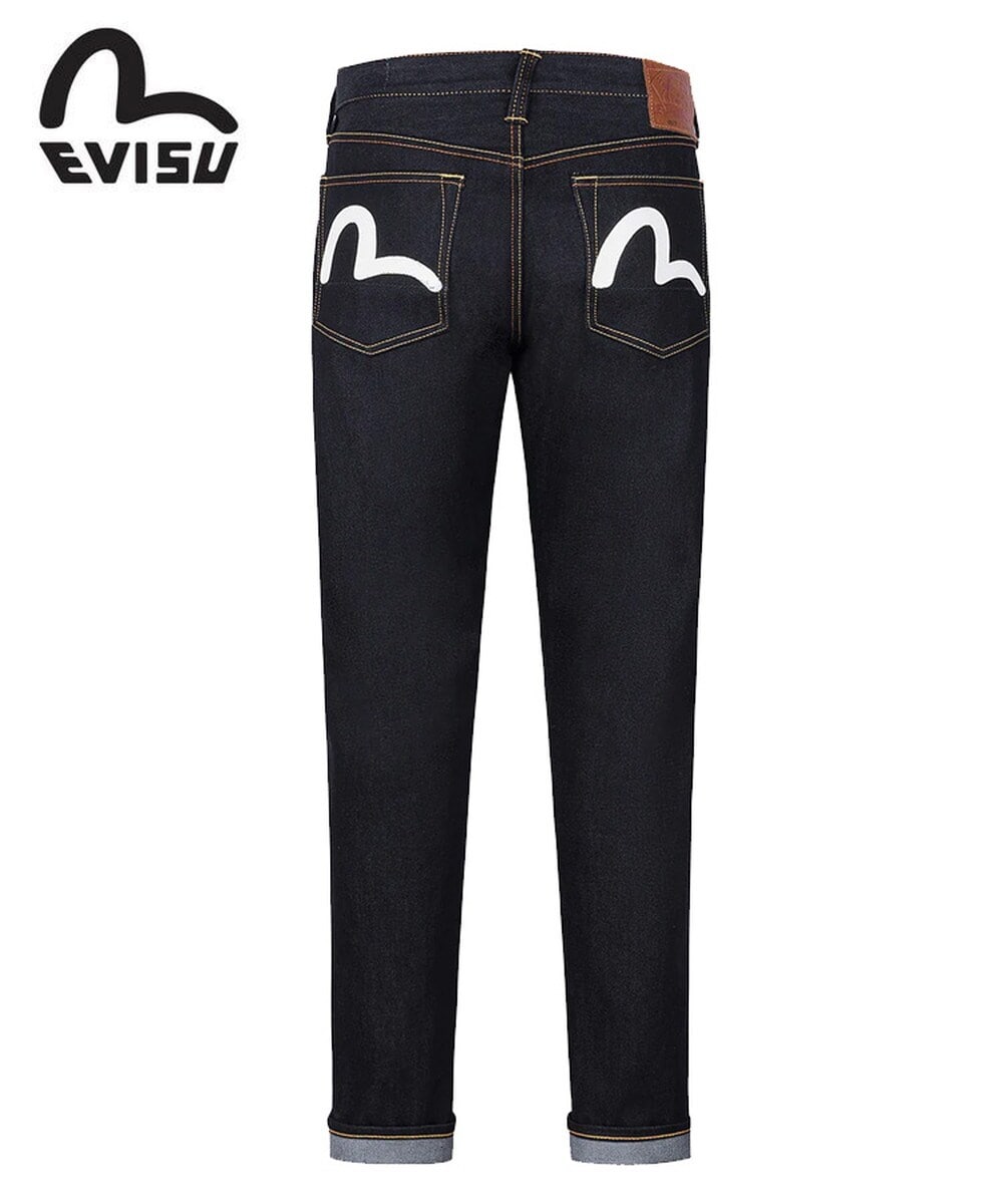 [�}���C]�yEVISU�z2017 ECRU SEAGULL PRINT JEANS/�G���B�X�iEVISU�j ���[�C���f�B�S