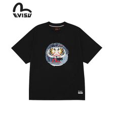 【EVISU】HT SASHIKO DARUMA APPLIQUE S/S TEE [2EAHTM5