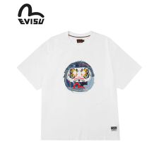 【EVISU】HT SASHIKO DARUMA APPLIQUE S/S TEE