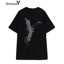 【Ground Y】COTTON JERSEY LOGO GRAPHIC T-SHIRT