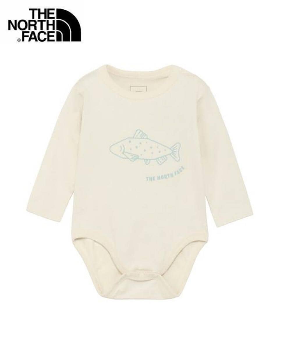 [}C]yTHE NORTH FACEzB L/S Cotton Rompers [NTB82550 ]/UEm[XEtFCXiTHE NORTH FACEj zCgXiWSj