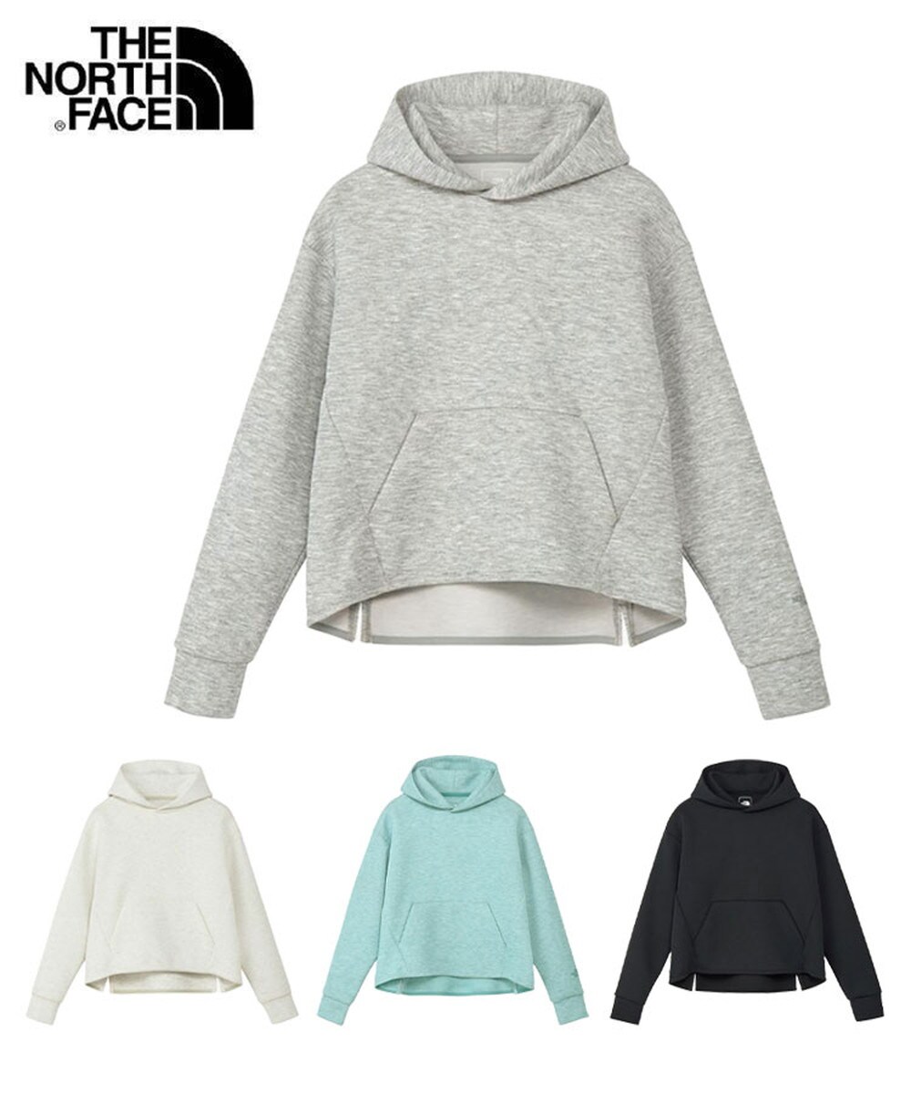 新品 S 黄色 ノースフェイス テックエアー スウェット ショート フーディー 公式】テックエアースウェットショートフーディ（レディース