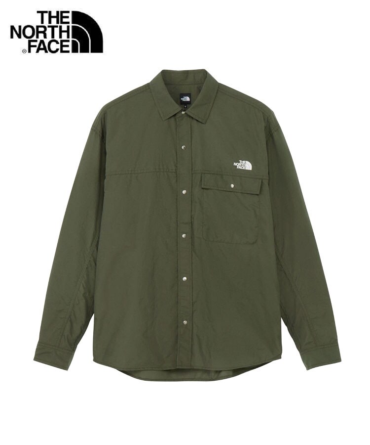 [}C]yTHE NORTH FACEzL/S Nuptse Shirt jZbNX/UEm[XEtFCXiTHE NORTH FACEj j[g[viNTj