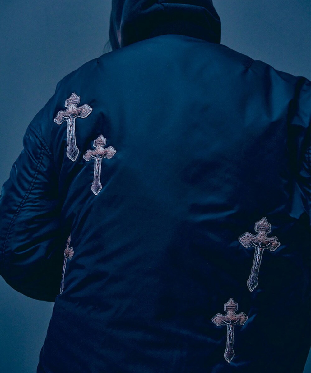 TALKING ABOUT THE ABSTRACTION】3D CROSS PW MA-1 | スタイライズ