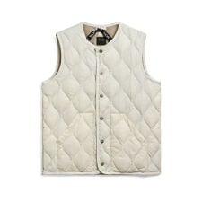 タイオン(TAION)の【TAION】ミリタリー クルーネック ダウンベスト-ソフトシェル [TAION-004ALSBML