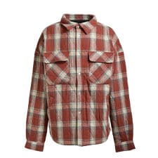 QUILTING CHECK SHIRT / オレンジ [BR25AW-S2003]