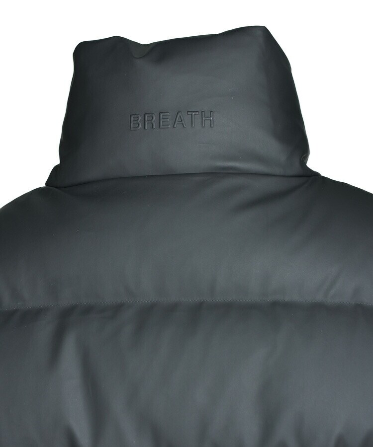 FAUX LEATHER MATTE DOWN JACKET / ブラック [BR25AW-O001 | スタイ