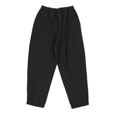 WOOL LINEN MILING EASY PANTS / インクブラック [ALV-00144]