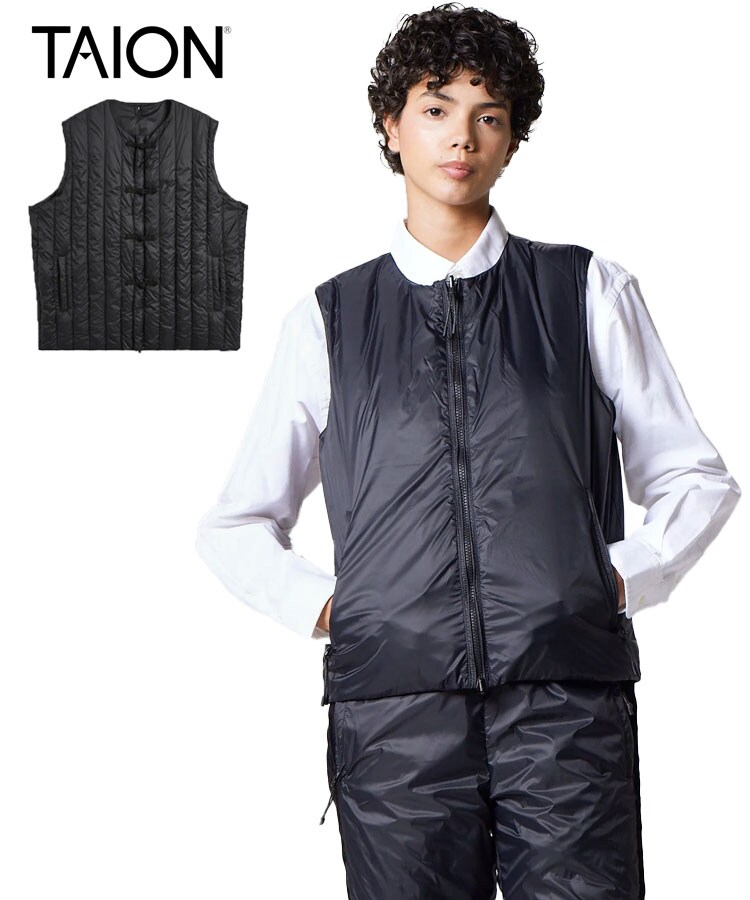   ブラックダウンベスト‼️破格⭐️ ニットドッキングブラックダウンベスト - LASUD - LASUD｜YAMADAYA STORE