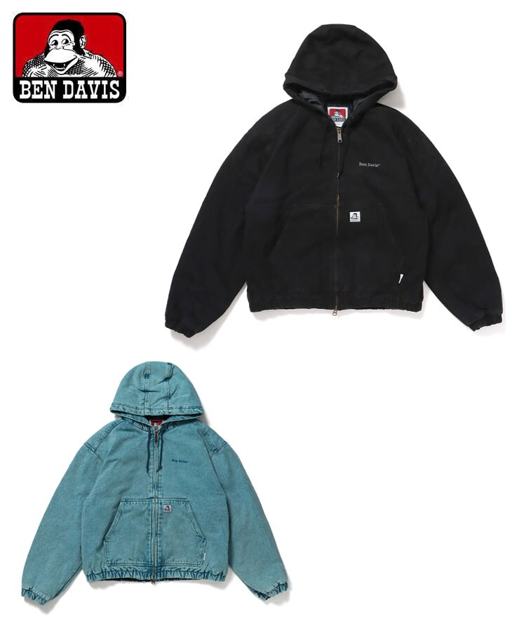 ZIP FRONT TRUCKER JACKET / ブラック [25780007] | ベンデイビス(BEN