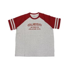 GUESS JEANS Crew Neck Short Sleeves Raglan Os Tee