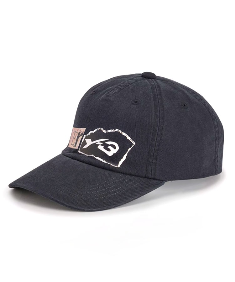 Y-3 GRAPHIC DAD CAP / ブラック [KD0179]