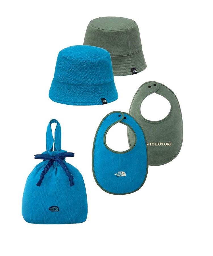 [�}���C]Baby Hat & Bib Set (�n�b�g&�r�u�Z�b�g) �x�r�[ / 3�J���[ [NNB0261/�U�E�m�[�X�E�t�F�C�X�iTHE NORTH FACE�j �_�X�N�u���[�iDB�j