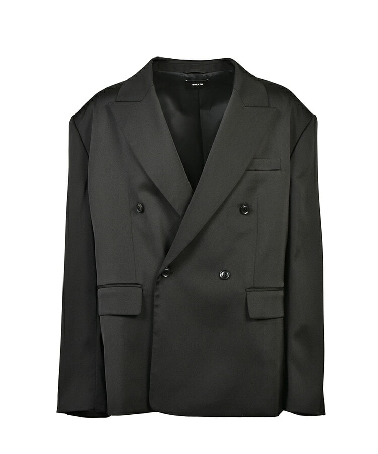 OVERSIZE DOUBLE JACKET / ブラック [BR26SS-O0005]