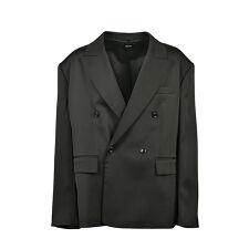 OVERSIZE DOUBLE JACKET / ブラック [BR26SS-O0005]