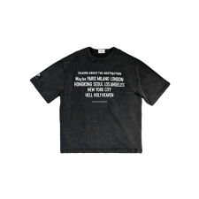 WORLD WIDE TEE / ブラック [26SS-T-025]