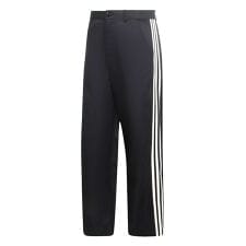 3 STRIPES PLEATED PANTS【DC781】/ ブラック [KE4177]