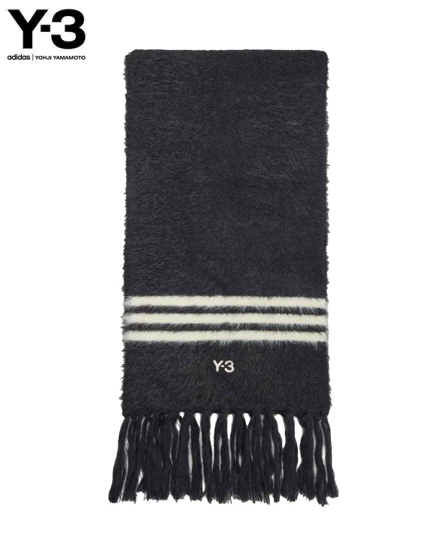 Y-3 STRIPES SCARF / ブラック×ホワイト [KS8164] | Y-3 | マルイ