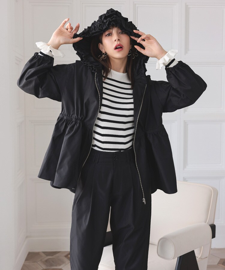 4948WP64 メッセージロングパーカー WP64 ROBE メッセージロングパーカー | トゥービーバイ