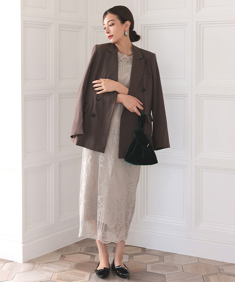 ANDRESD】 peaked lapel jacket ピークドラペルジャケット