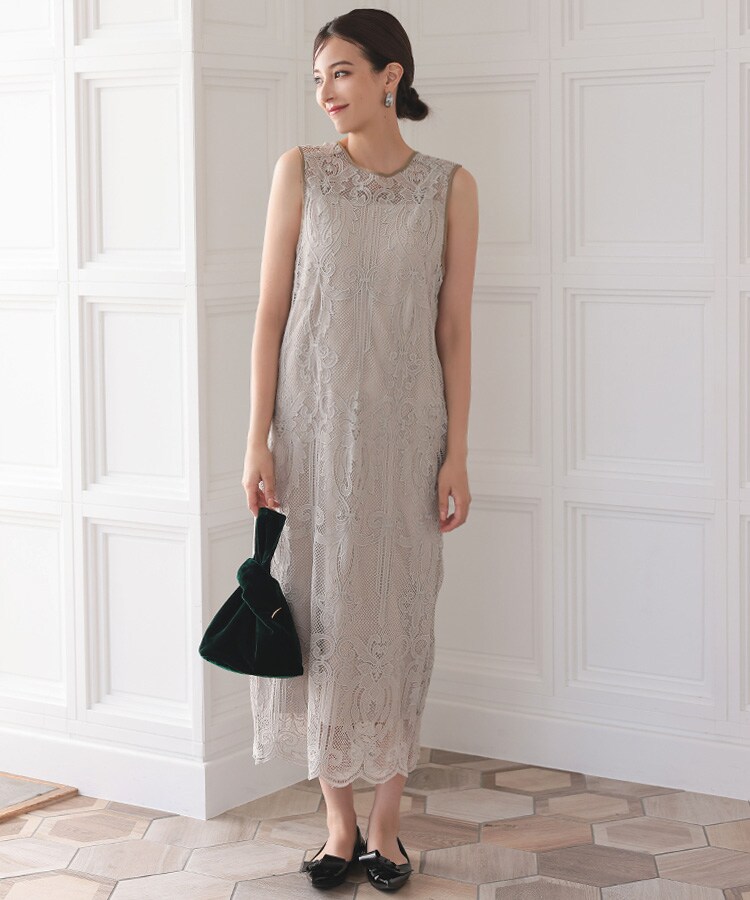 スーツ・フォーマル・ドレス andresd chemical lace zipper dress スーツ・フォーマル・ドレス andresd chemical lace zipper