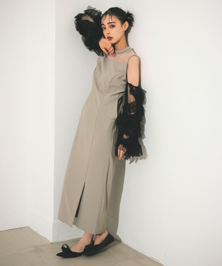 本日発送可ANDRÉSD detached sleeve dress セール】ディタッチドスリーブドレス / detached sleeve dress