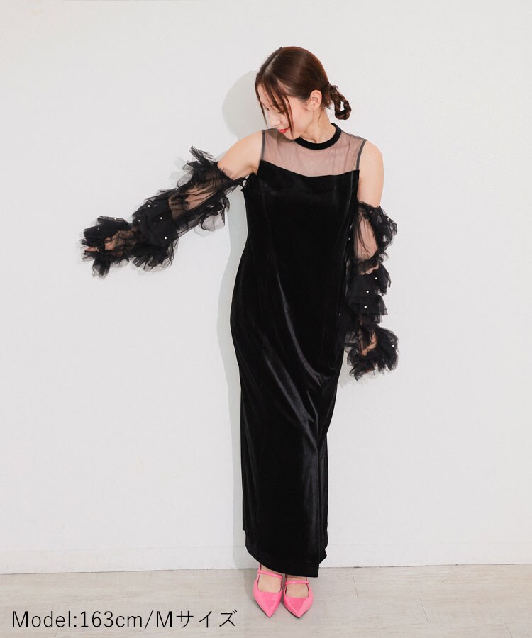 ANDRÉSD detached sleeve dress ANDRESD】detached sleeve dress