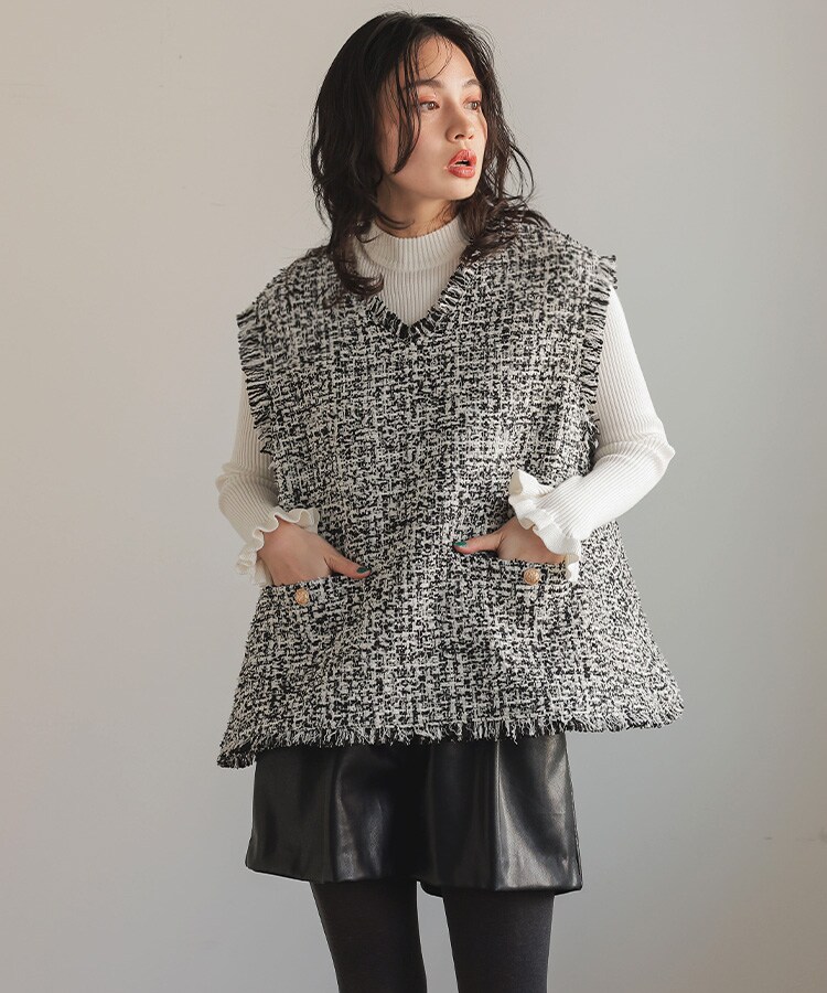 ◉新品◉DONOBAN ドノバン　フローレットジレ　ブラック Donoban】フローレットジレ | ドノバン(DONOBAN) | マルイウェブ