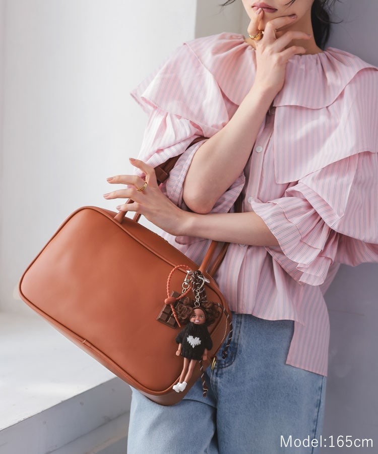 SLOBE スクエアボストンバッグ | スローブ イエナ(SLOBE IENA