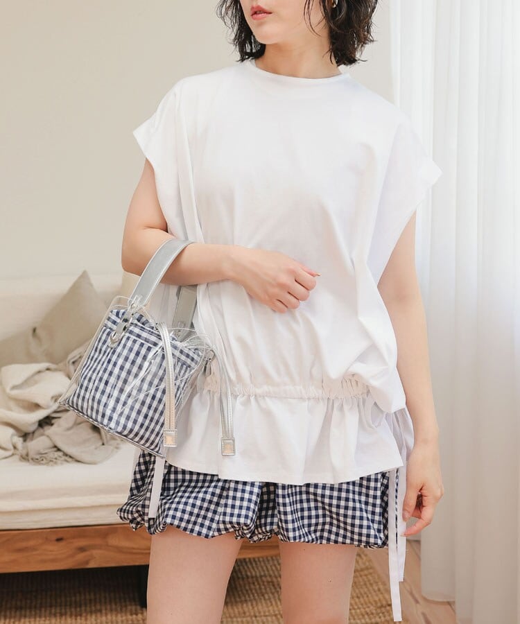 ドノバン♡タグ付き ドットフリルショルダーＴシャツ Donoban】ドットフリルショルダーTee | ドノバン(DONOBAN
